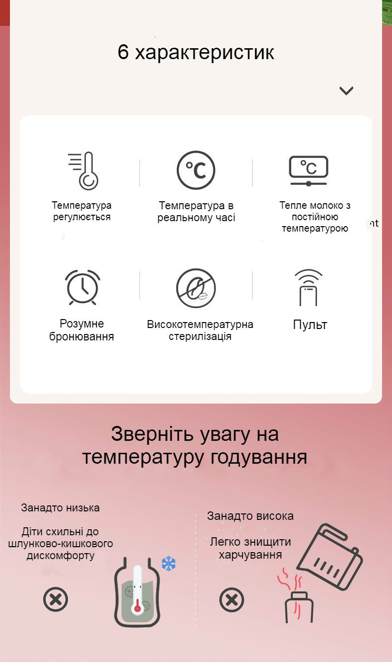 Стерилізатор для дитячих пляшечок