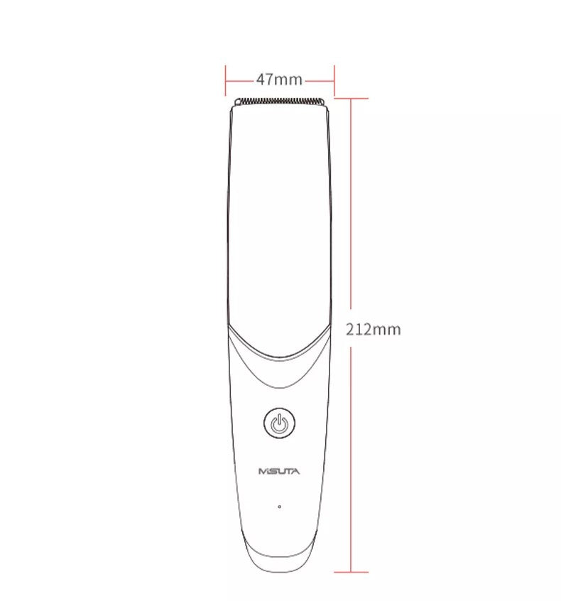 MISUTA| Безшумна машинка для стрижки дітей